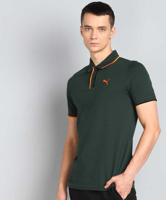 PUMA KNIT POLO NECK TSHIRT  (84665403)