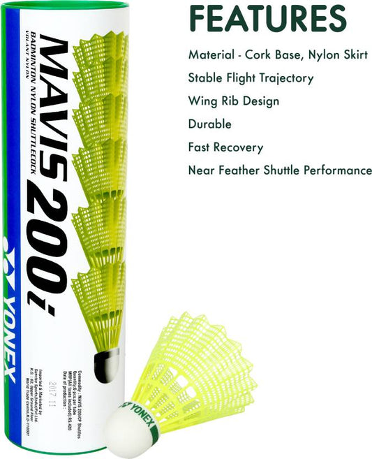 YONEX  SHUTTLECOCK  MAVIS  200 I