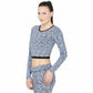ONESPORT  FULL SLEEVES CROP TSHIRT