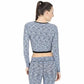 ONESPORT  FULL SLEEVES CROP TSHIRT